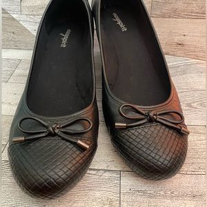 Size 8.5 black wedges by easyspirit